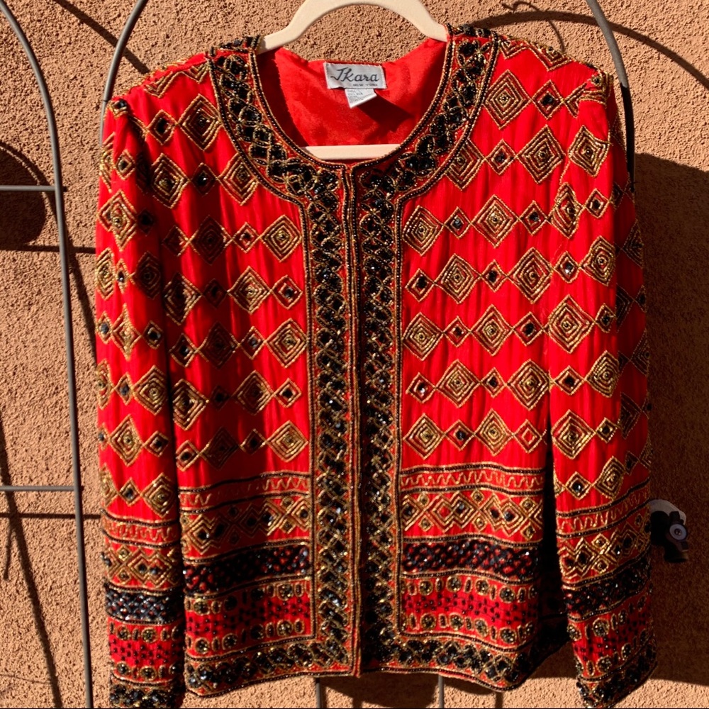 Ikara New York beaded jacket. AMAZING!! Special!!